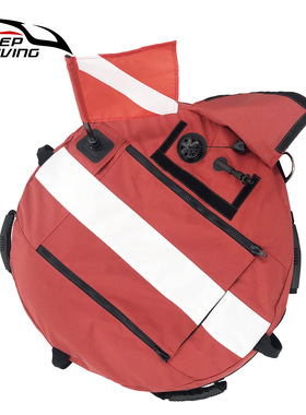 专业自由潜大浮球潜水充气浮标鱼猎水面浮板子潜水装备配件FB-974