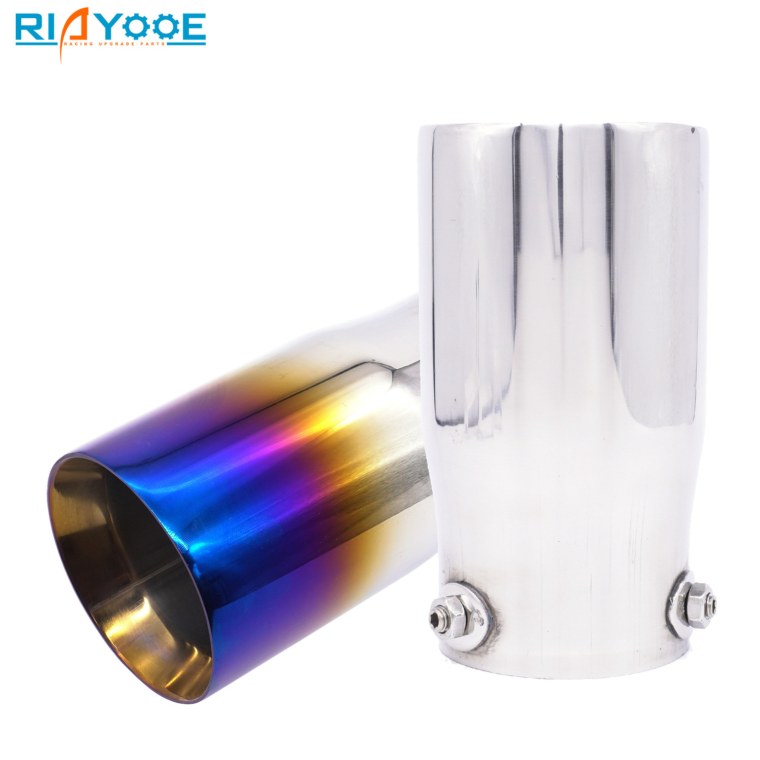 汽车不锈钢双层直边消声器排气管