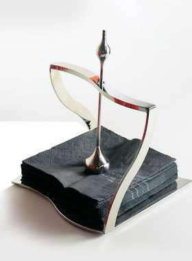 轻奢美式西餐厅不锈钢纸