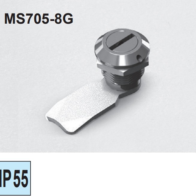 工业柜门锁圆柱锁回转直角锁