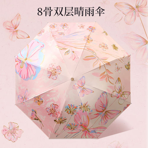 【高颜值油画系】双面双花晴雨伞