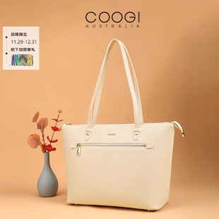 COOGI库奇包包女新款真皮百搭大容量手提包轻奢时尚托特包送女友