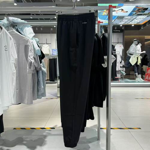 李宁2025新款男子健身系列舒适排湿速干束脚运动长裤AYKV135