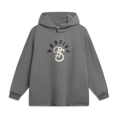 李宁套头连帽卫衣男2025秋季男子反伍BADFIVE舒适日亲肤AWDV863