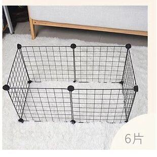 DIY铁网宠物围栏组合狗笼子法斗泰迪栅栏兔子多层组合猫咪家用