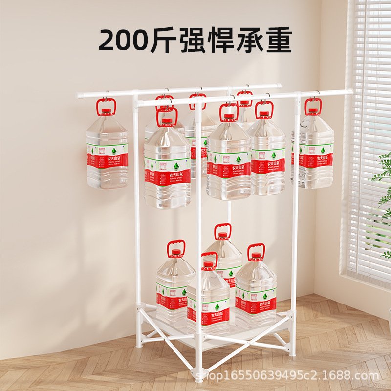 晾衣架室内家用落地折叠免安装单杆式卧室小户型阳台晒衣服挂衣架