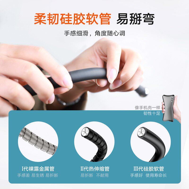 懒人支架床头手机架平板架软管追剧直播俯拍悬臂支架适用iPad落地