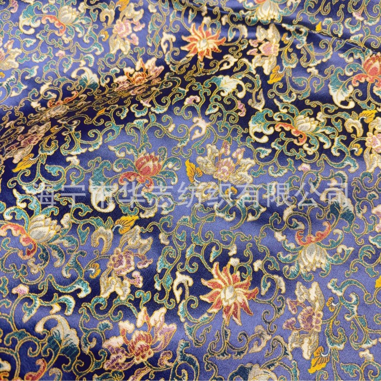 宋锦提花面料中国风旗袍服装靠枕影视装饰手工包锦盒书画宋锦面料