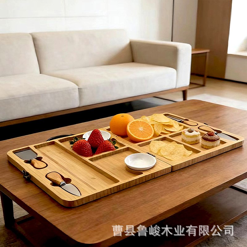 现货芝士板可折叠水果面包切板熟食奶酪菜板可手提零食拼盘黄油板
