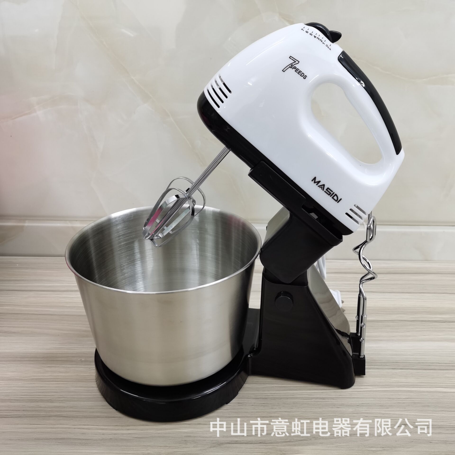 家用电动台式打蛋器 带不锈钢桶搅拌搅蛋机 打奶油烘焙蛋糕和面机