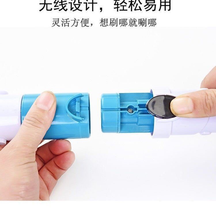 充电电动清洗机长柄伸缩墙壁天花地板瓷砖浴室浴缸刷家用清洁刷子