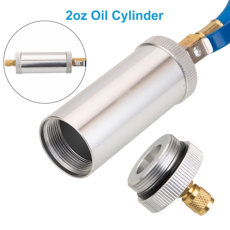 1/4英寸纯液体油冷却剂加注管 R12 R134A R22 空调汽车油注射工具