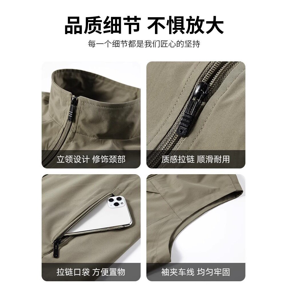 高端展会马甲定制印logo工作服户外活动工装教练背心衣服订做印字
