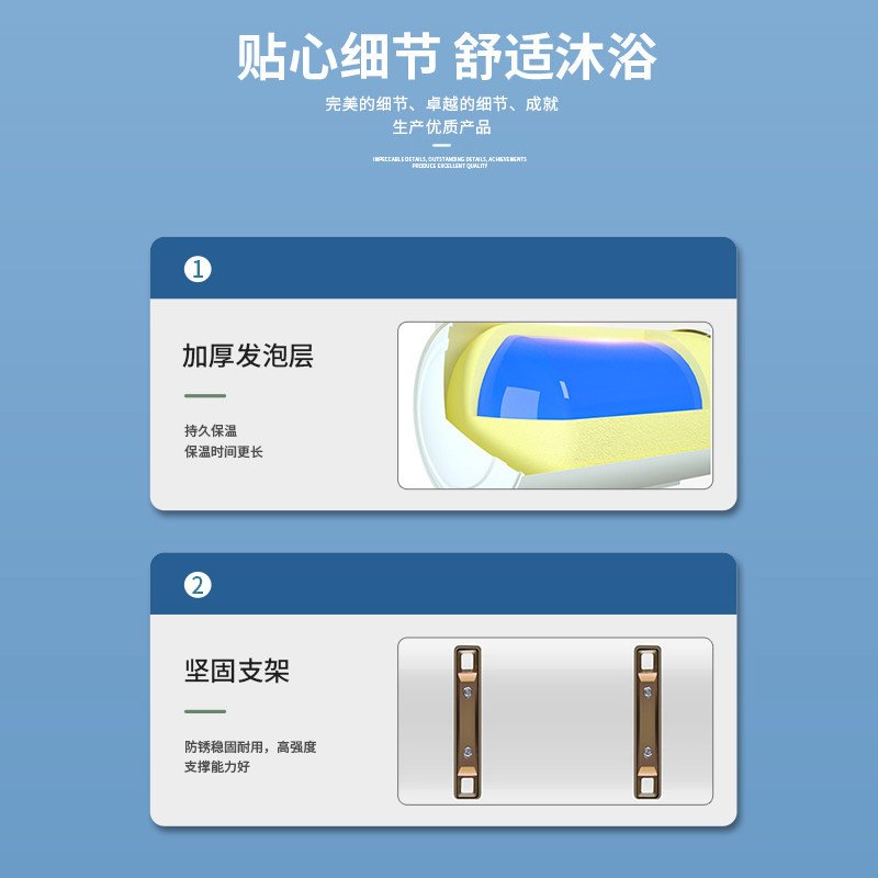 新款40L电热水器出租公寓家用可储水即时加热节能洗澡防漏电