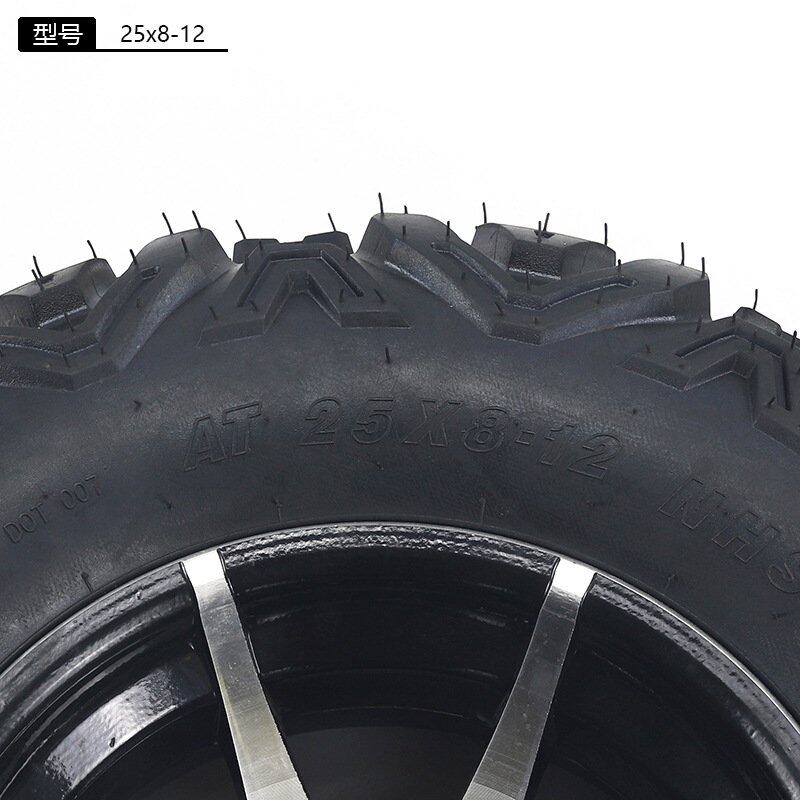 ATV沙滩车越野车卡丁车12寸铝合金轮毂25x8-12寸25X10-12寸真空胎