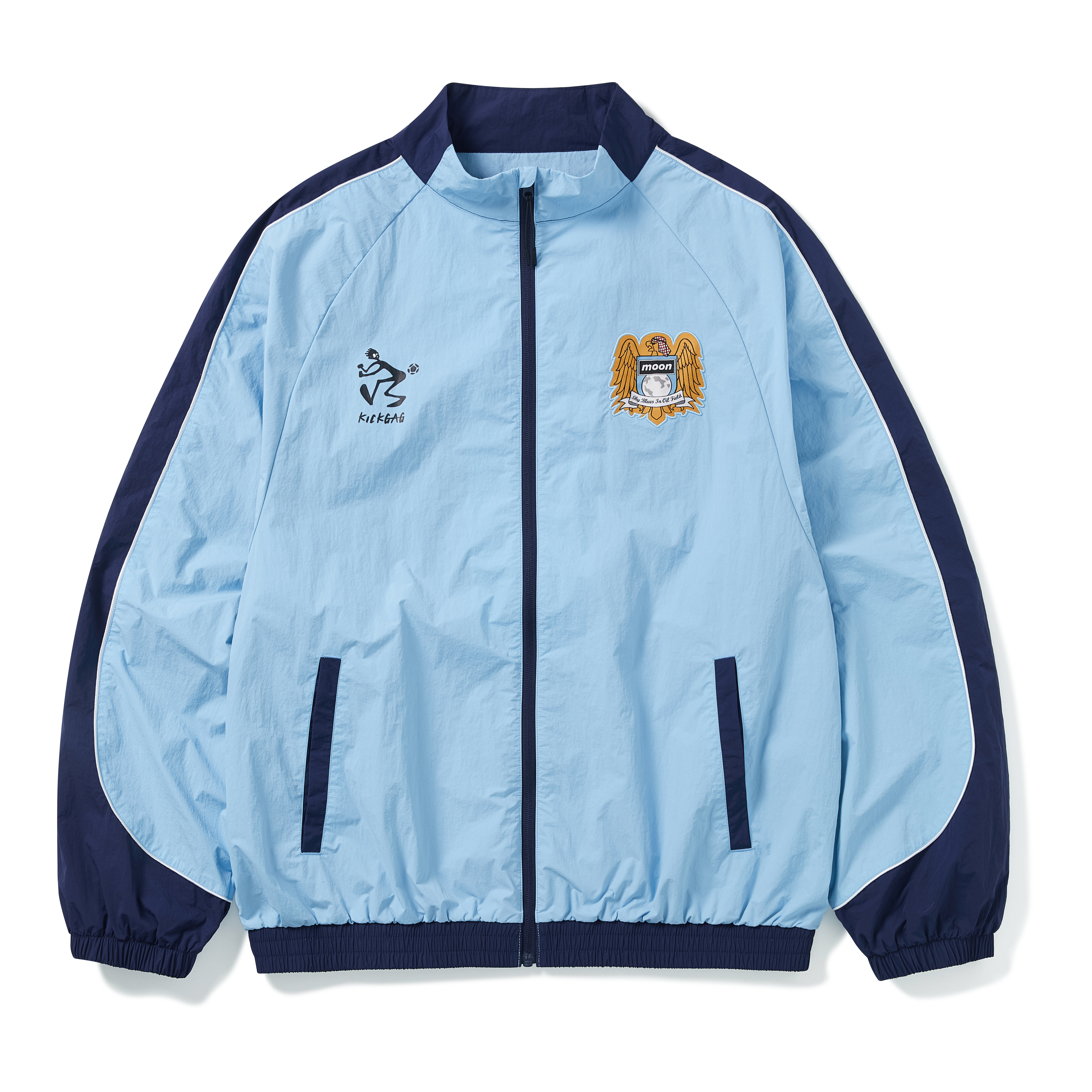 KICKGAG踢踢搞搞 NEW VINTAGE 系列 蓝月 新款男女夹克