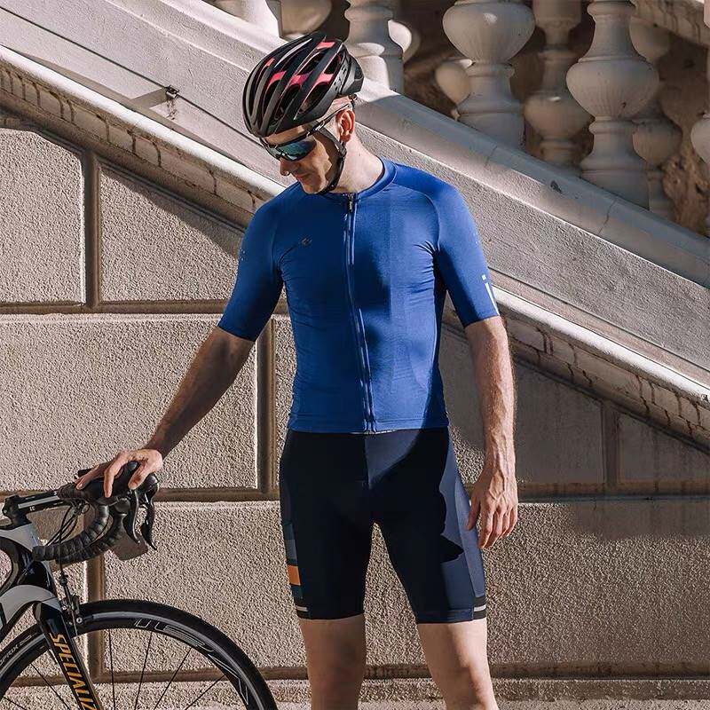 Santic森地客春骑行套装夏骑行服男短袖公路车骑行装备背带裤套装