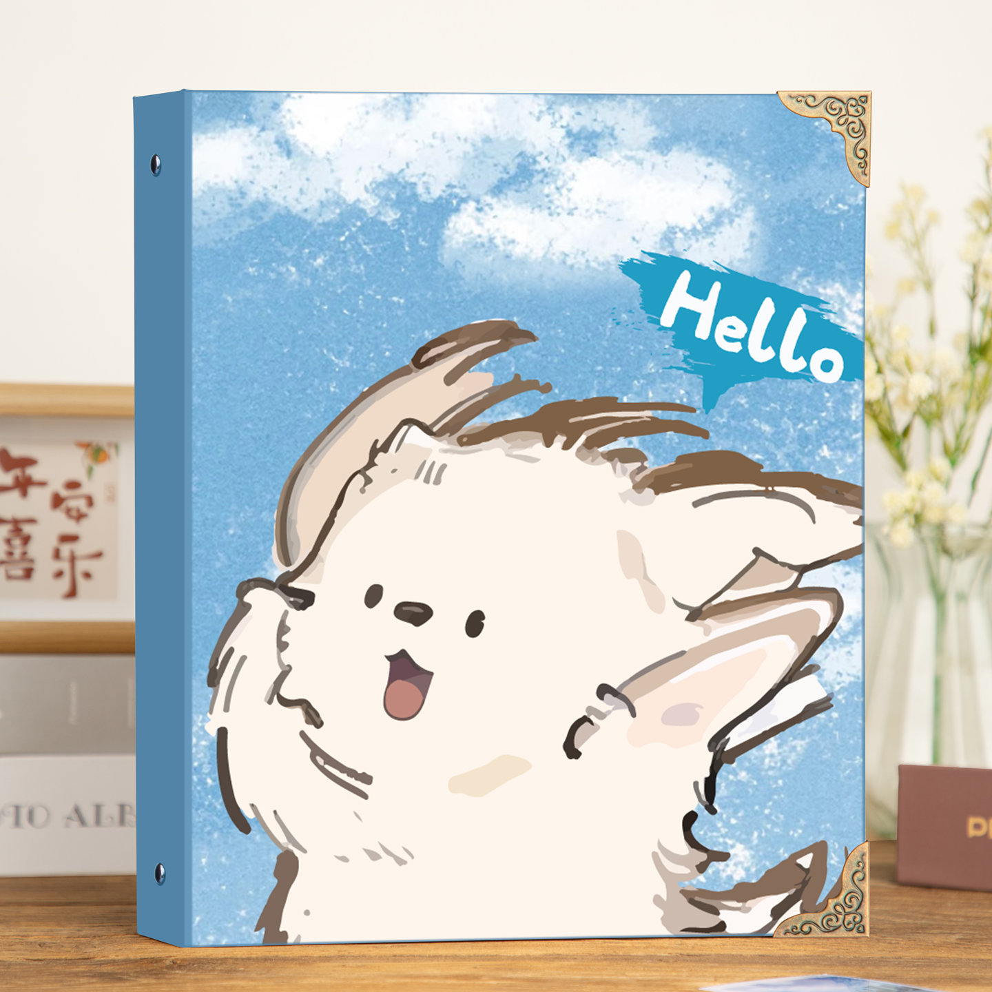 A4活页相册3寸明星小卡车票收纳