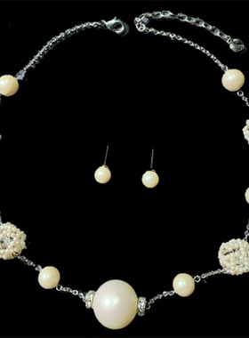 Vintage中古CAROLEE打标琉璃珍珠