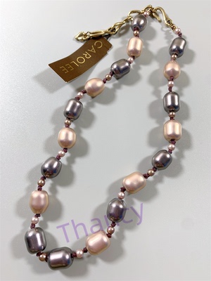 CAROLEE打标琉璃珍珠项链