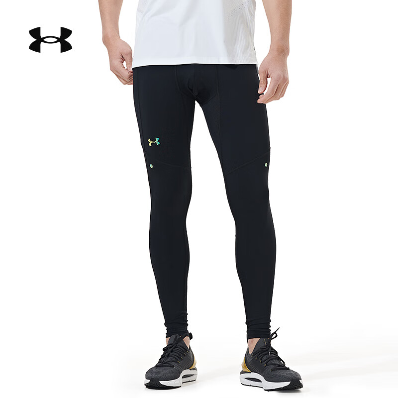 安德玛UA官方RUSH男子紧身压缩肌肉训练跑步健身运动长裤1370315