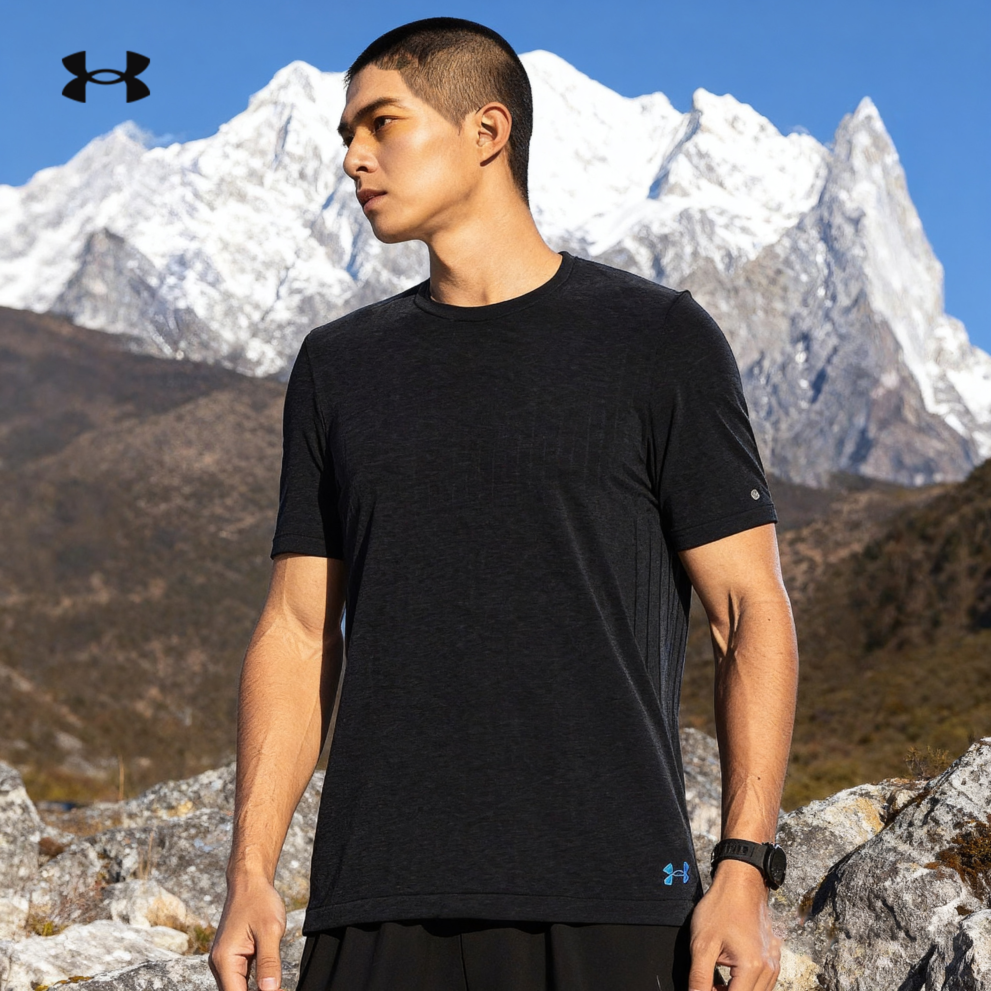 安德玛男士半袖速干透气运动T恤