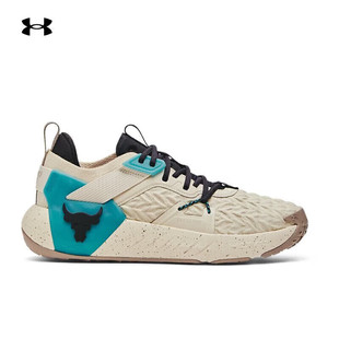 安德玛UA官方Project Rock强森6男子抓地透气运动训练鞋3026534