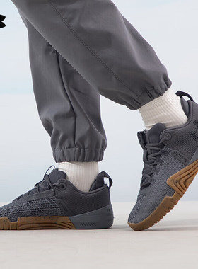 安德玛UA男子秋季低帮耐磨训练鞋户外训练防滑运动鞋3027341AD