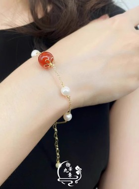 天然淡水珍珠手串天羽琉琻珍珠