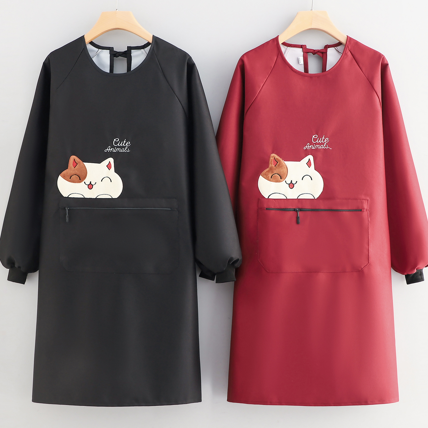 时尚加肥加大防水围裙