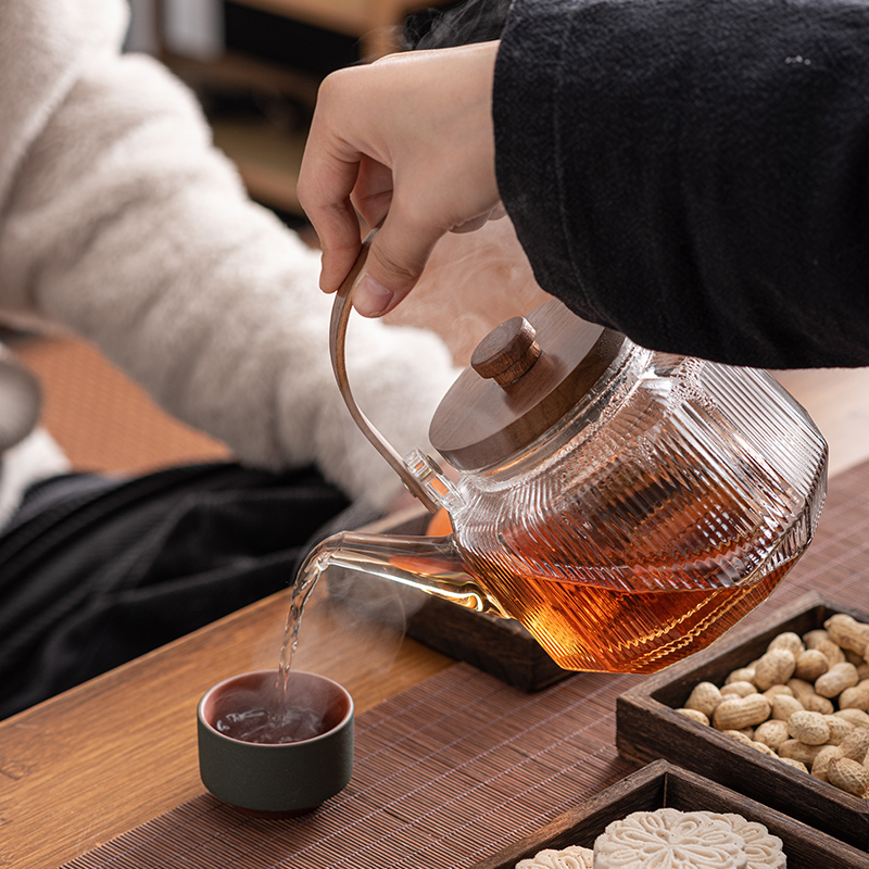 高硼硅耐热玻璃煮茶养生壶套装