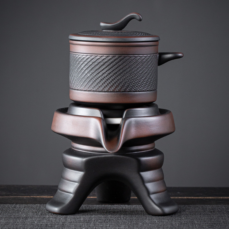 时来运转茶壶舟境紫陶