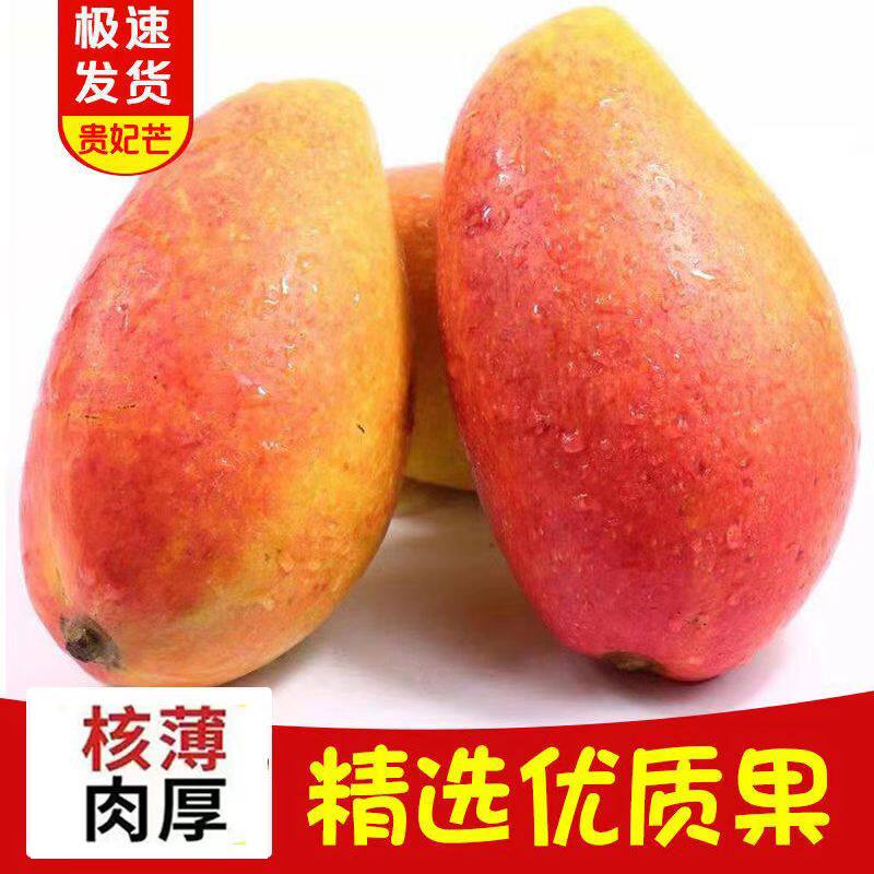 正宗广西贵妃芒新鲜水果产地直发甜芒果应季水果5斤整箱当季时令