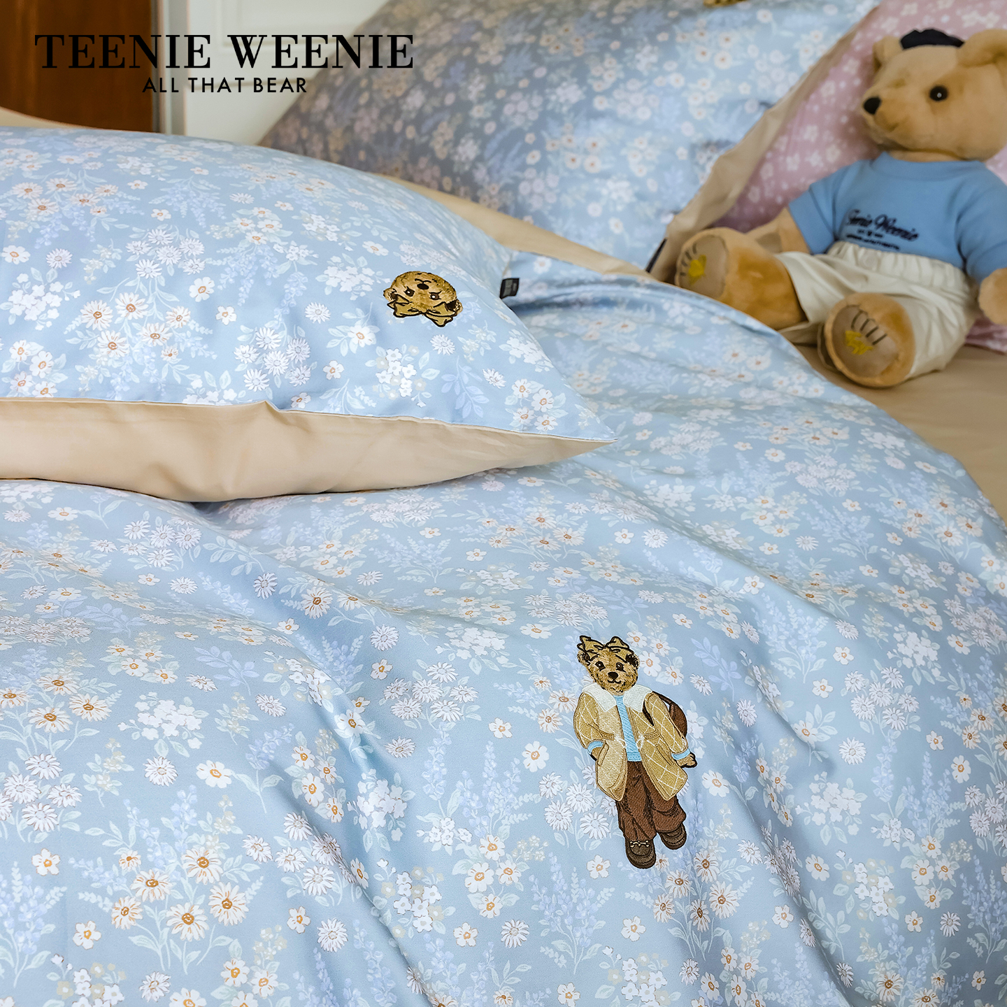 TeenieWeenie小熊全棉四件套