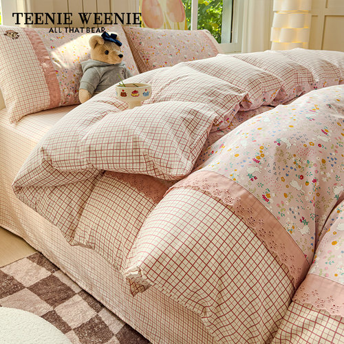 TeenieWeenie全棉四件套田园风