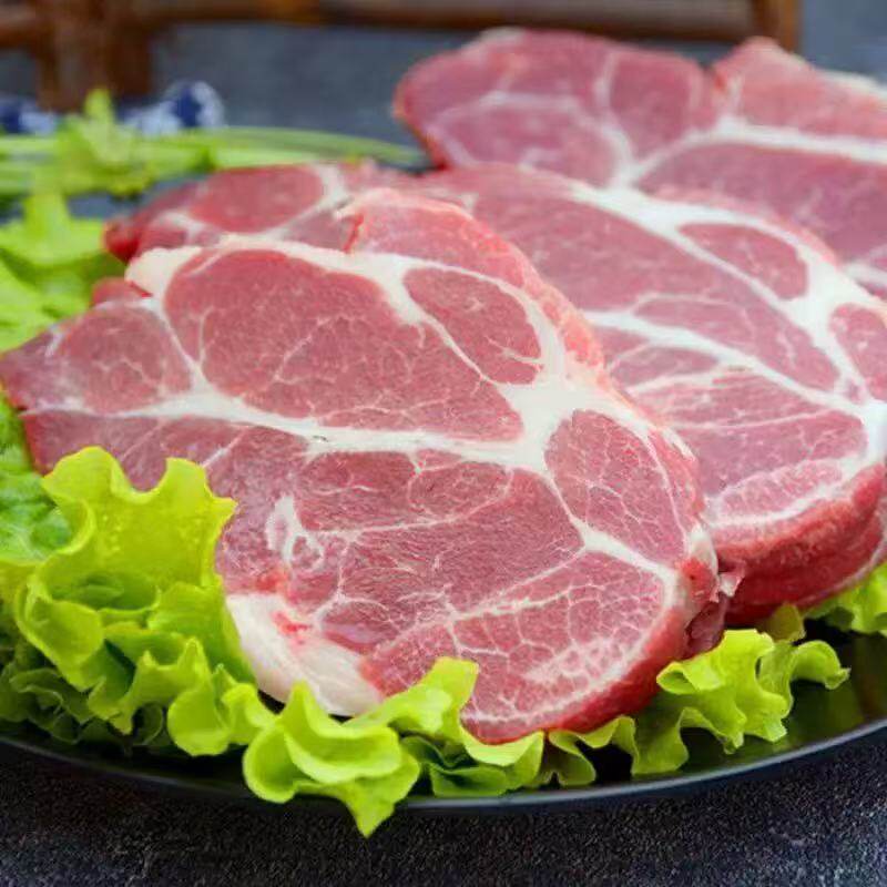 美园大白猪精品梅花肉谷饲猪梅肉猪肉国产冷鲜冻猪肉烧烤烤肉食材