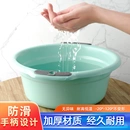 加厚塑料洗臉盆洗菜盆家用大號(hào)洗衣洗腳盆學(xué)生宿舍嬰兒寶寶小盆子