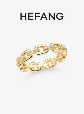 何方珠宝XS链条戒指高级轻奢设计