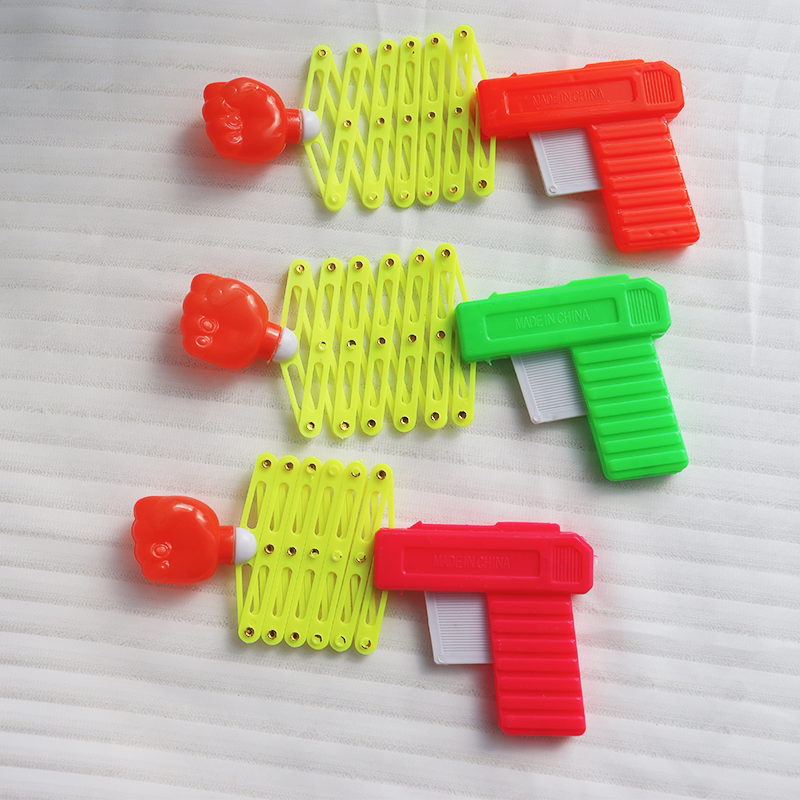 伸缩拳头弹簧枪早教指读器英语老师课堂教具趣味儿童整蛊搞怪玩具