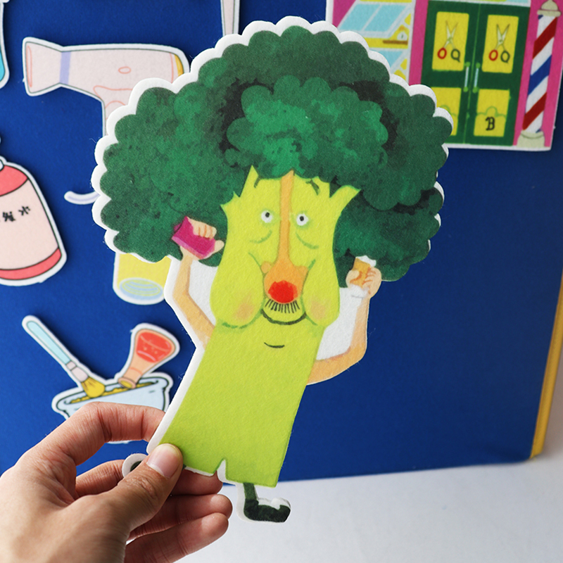 英语绘本故事毛毡教具