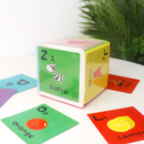 可插卡骰子英语课堂游戏教具大号卡片柔软色子玩具幼儿园早教道具