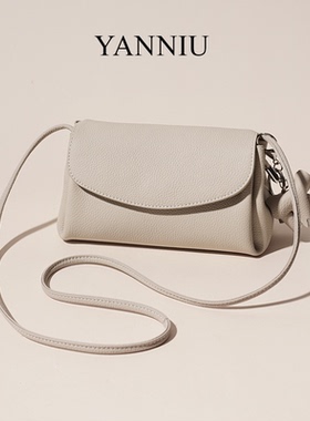 岩牛TOGO皮小方包2025爆款小象包高级感轻奢软皮女士单肩斜挎包