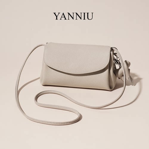 岩牛TOGO皮小方包2025爆款小象包高级感轻奢软皮女士单肩斜挎包