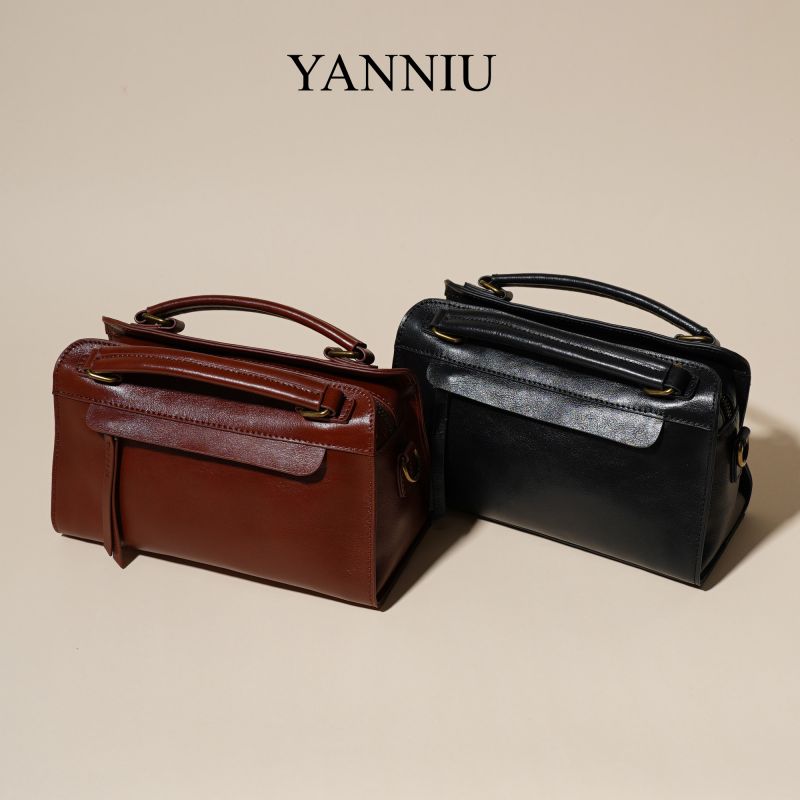 岩牛单肩包植鞣皮中包休闲