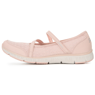 Skechers2025夏季新款魔术贴玛丽珍鞋女休闲轻便懒人