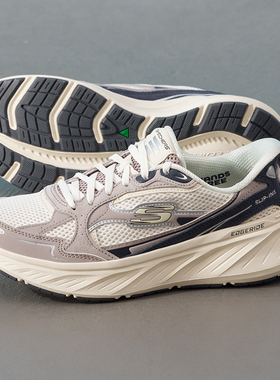 斯凯奇夏季EDGERIDE绑带运动鞋女款缓震跑步训练休闲鞋