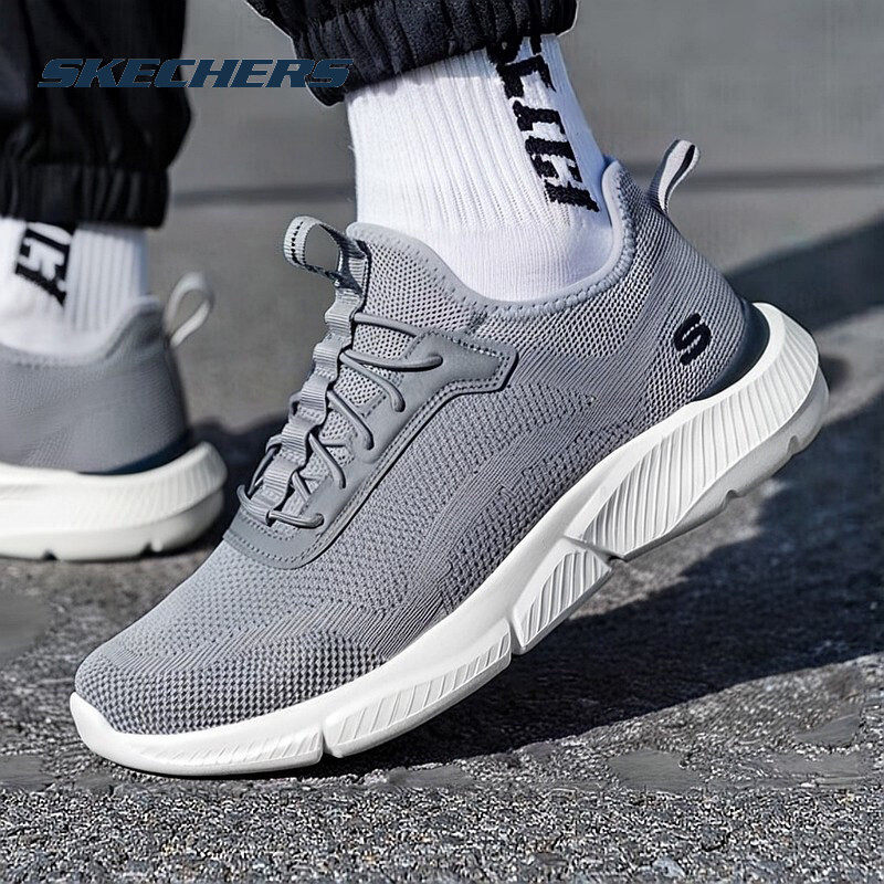 斯凯奇男鞋2026新款一脚蹬穿脱运动鞋轻便透气休闲鞋中老年健步鞋,流行男鞋,健步鞋,淘宝优惠券,粉丝福利购,淘宝优惠卷