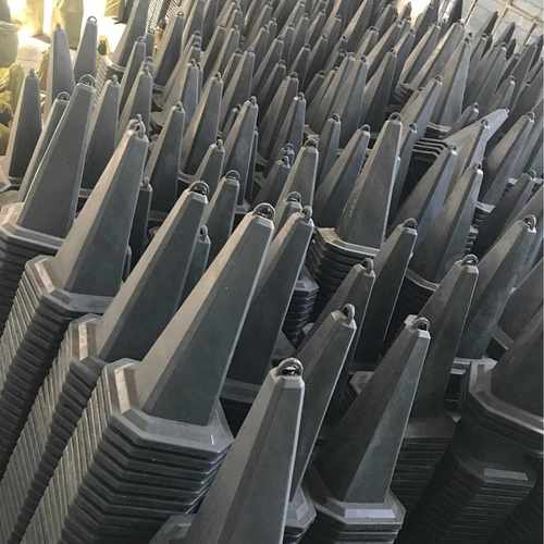 新款直销橡胶路锥反光雪糕筒黑色70CMPVC路锥 广告塑料路锥 交通