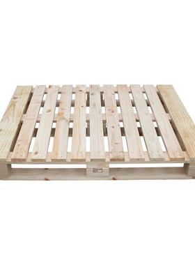 新款直销英式免熏蒸松木托盘ippc章外贸证书实木栈板物流叉车桉木