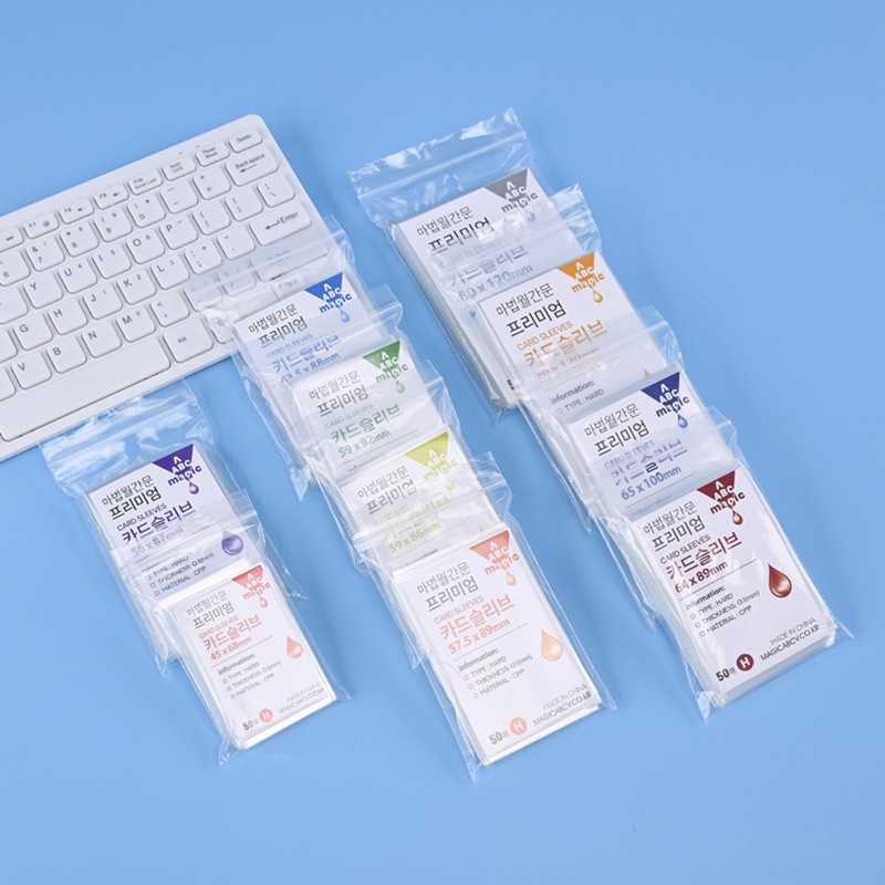 新款直销magicABC高透20丝CPP卡膜3寸专辑小卡拍立得桌游卡牌平口